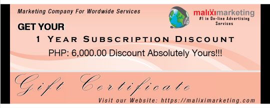 1 Year Subscription Discount